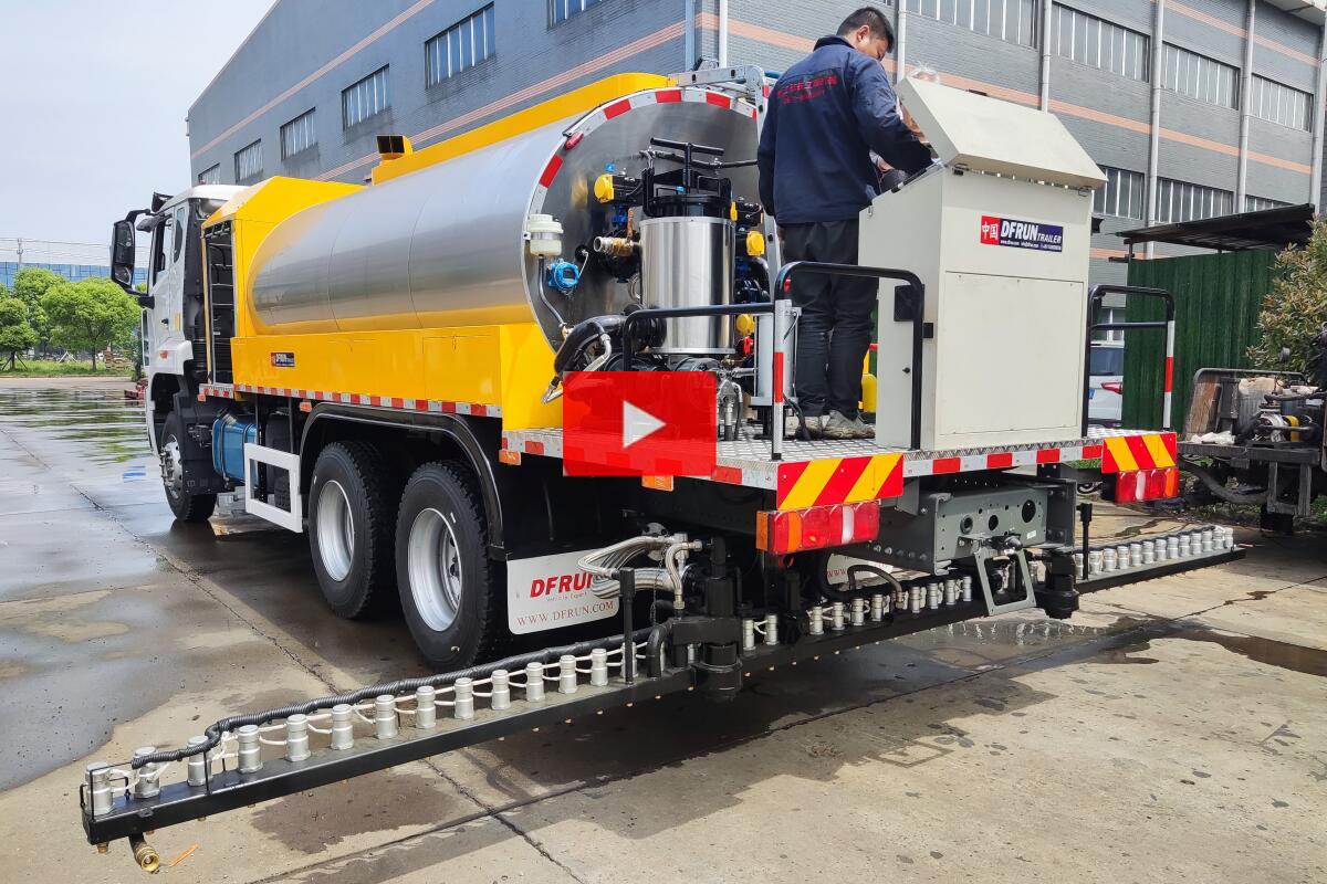 10m3 intelligent asphalt sprayer truck