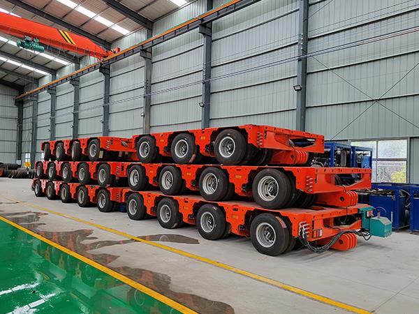 One corner for modular hydraulic trailer