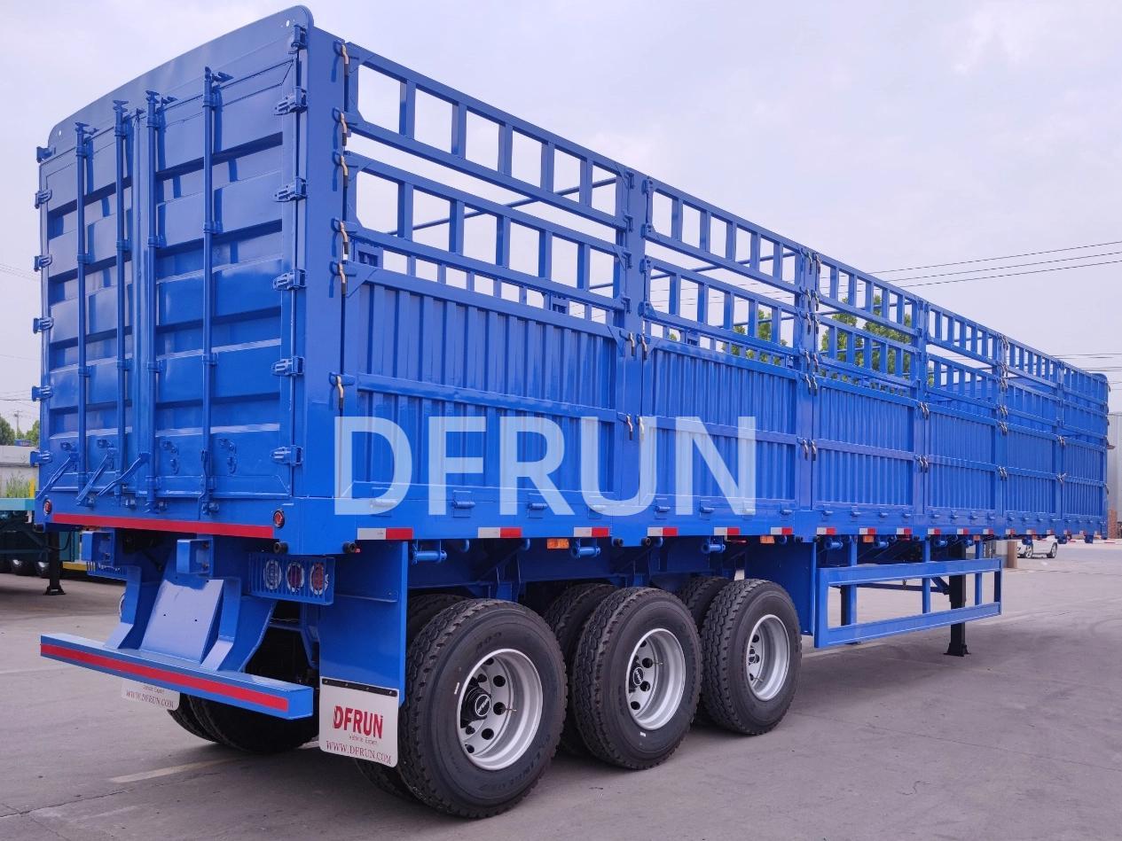 3 axles 40ft dropside trailer will be shipped to Senegal
